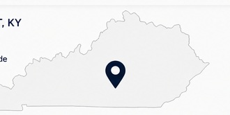 Kentucky service area map